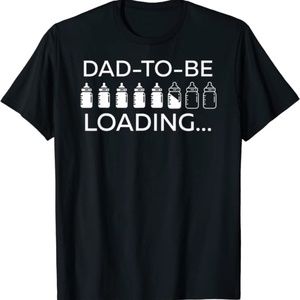 Dad To Be Loading Expecting Father Funny Pregnancy T-Shirt